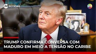 Trump confirma conversa por telefone com Nicolás Maduro | #SBTNotícias