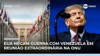 EUA dizem na ONU que não estão em guerra com a Venezuela, afirma Mike Waltz | #NewsNoite