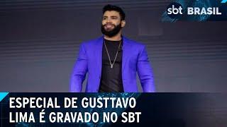 Gusttavo Lima grava show especial de Natal no SBT | SBT Brasil (25/11/24)