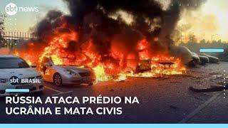 Ataques da Rússia deixam ao menos 26 mortos na Ucrânia | #SBTBrasil 
