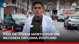 Universidade concede diploma póstumo a estudante de medicina morto por PM | #SBTNotícias