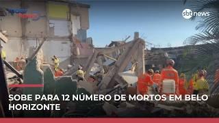 Sobe para 12 o número de mortos em casa de repouso que desabou em BH | #RadarNews