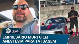 Influenciador morre após anestesia geral para tatuagem em SC | #SBTNews Manhã (22/01/25)