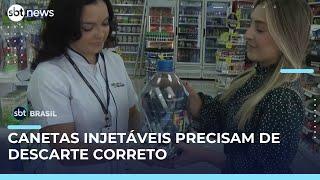 Descarte de canetas injetáveis: saiba como fazer de forma segura e correta | #SBTBrasil