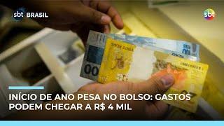 Brasileiros podem gastar até R$ 4 mil com despesas de início de ano