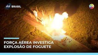 Explosão marca lançamento do foguete Hanbit-Nano no Maranhão | #SBTBrasil