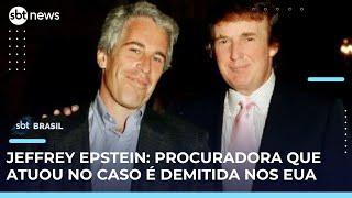 Procuradora do caso Epstein é demitida pelo Departamento de Justiça dos EUA | #SBTBrasil 