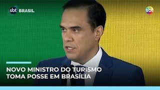Gustavo Feliciano toma posse como ministro do Turismo | #SBTBrasil