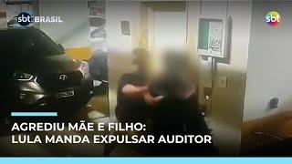 Lula manda abrir processo para expulsar auditor da CGU após agressão a mulher e criança | #SBTBrasil