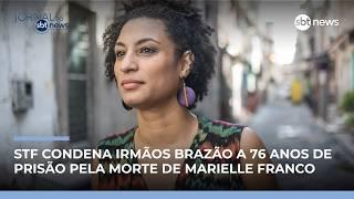 Primeira Turma fixa penas para acusados no caso Marielle | #JornaldoSBTNews
