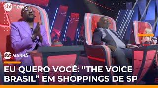“The Voice Brasil” estreia no SBT com ação especial em shoppings de SP | #SBTManhã
