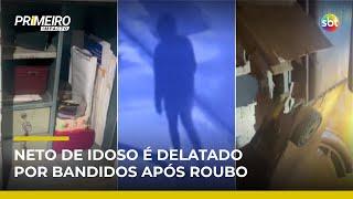 Idoso é trancado durante roubo em casa e neto é preso por envolvimento | #PrimeiroImpacto