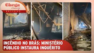 SP: Veja imagens internas de shopping no Brás após incêndio | Chega Mais Notícias (31/10/24)