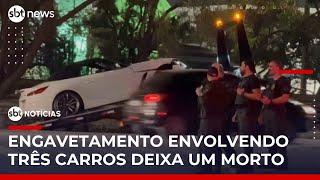 Engavetamento acaba com uma pessoa morta em SP | #SBTNotícias
