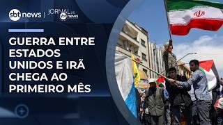 Tensão entre EUA e Irã aumenta após um mês de guerra | #JornaldoSBTNews