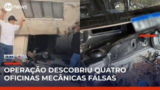 Polícia derruba parede falsa e descobre desmanche ilegal de veículos em SP | Tá na Hora (21/05/25)