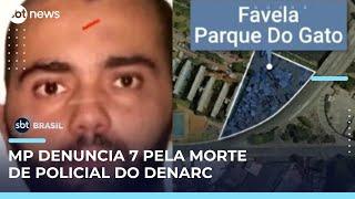 Sete são denunciados pela morte de policial do Denarc na Favela do Gato, em SP | #SBTBrasil 