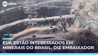 EUA mostram interesse em minerais críticos do Brasil; Lula diz que "ninguém põe a mão” | #SBTBrasil