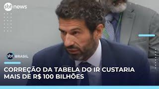 Ministério diz que correção da tabela do IR custaria mais de R$ 100 bilhões | SBT Brasil (20/05/25)