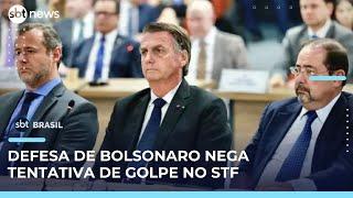 Defesa de Bolsonaro apresenta argumentos e contesta acusações de tentativa de golpe | #SBTBrasil 