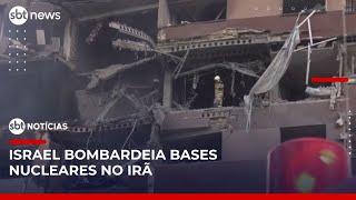 Israel bombardeia bases nucleares no Irã e aumenta tensão no Oriente Médio | #SBTNotícias