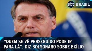 Bolsonaro afirma que não descarta se refugiar para fugir de prisão | SBT Brasil (28/11/24)