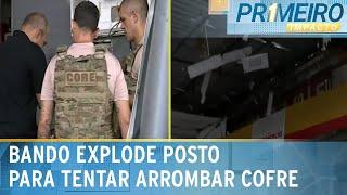 Criminosos usam explosivos para roubar cofre em posto no Rio | Primeiro Impacto (30/12/24)