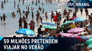 Lazer no verão: 59 milhões de brasileiros planejam viajar | SBT Brasil (26/12/2024)