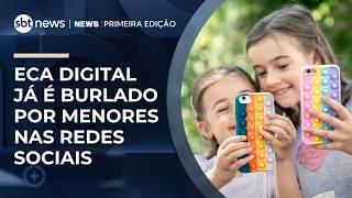 ECA Digital já enfrenta falhas; menores driblam verificação de idade | #NewsPrimeiraEdição