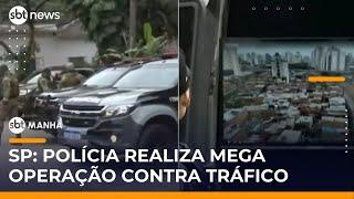 SP: Megaoperação mira líderes do tráfico na Favela do Moinho e na Cracolândia | #SBTManhã