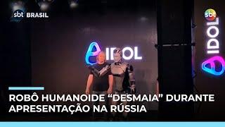 Robô humanoide “desmaia” segundos após apresentação na Rússia 