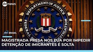 FBI prende juíza dos EUA acusada de impedir detenção de imigrante | SBT Brasil (25/04/25)