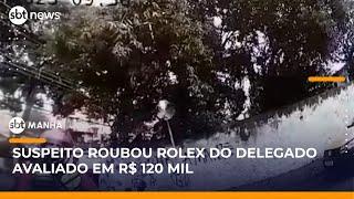 Polícia prende suspeito acusado de matar agente de trânsito e roubo de Rolex | #SBTManhã