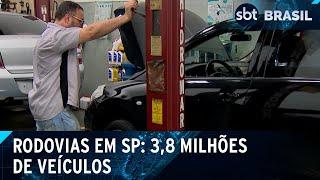 Quase 4 milhões de veículos devem circular nas rodovias de SP no Ano Novo | SBT Brasil (27/12/24)