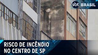 Prédios no centro de São Paulo apresentam risco de incêndio | SBT Brasil (28/12/24)