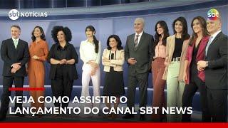 Festa de lançamento do canal SBT News será transmitida ao vivo no SBT, nesta 6ª (12) | #SBTNotícias