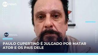 Começa julgamento de Cupertino, acusado de matar o ator Rafael Miguel e pais | SBT Brasil (29/05/25)