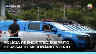 Polícia prende suspeitos de invadir e roubar R$ 2 milhões em joias de mansão no Rio | #SBTBrasil