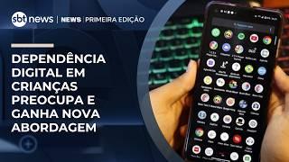 Dependência digital em crianças preocupa e ganha abordagem inédita | #NewsPrimeiraEdição