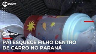 Criança passa 4 horas trancada após ser esquecida dentro de carro | #SBTNoticias