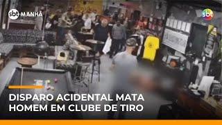 Empresário morre após ser atingido por disparo acidental em clube de tiro | #SBTManhã