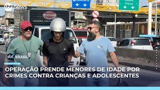 Menores são presos por envolvimento com quadrilha online no Rio de Janeiro| SBT Brasil (14/05/25)