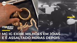 MC IG é assaltado em SP após exibir R$ 5 milhões em joias | Primeiro Impacto (13/05/25)