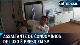 Polícia prende criminoso que assaltava condomínios de luxo em São Paulo | SBT Brasil (05/06/24)