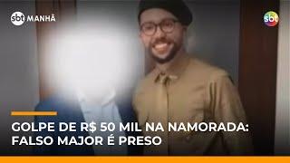 Falso major do Exército é preso após aplicar golpe de R$ 50 mil em MG | #SBTManhã