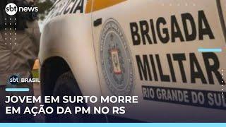 Polícia mata jovem em surto dentro de casa no RS; conduta dos PMs será investigada | #SBTBrasil 