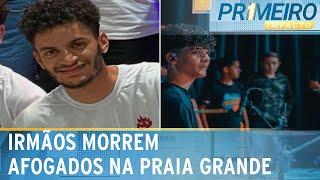 Irmãos afogados na Praia Grande são enterrados no ABC Paulista | Primeiro Impacto (30/12/24)