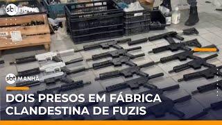 Fábrica clandestina de fuzis é descoberta no interior de SP | #SBTManhã