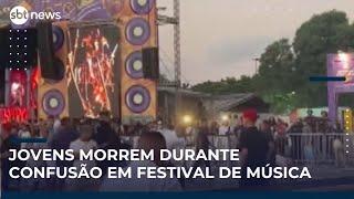 Tentativa de roubo deixa dois mortos em festival de música no Recife | #SBTNews (13/05/25)