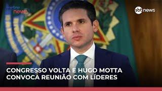 Motta convoca primeira reunião de líderes do ano para definir prioridades